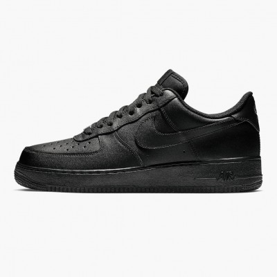 Nike Air Force 1 07 Svart Svart 315122 001 Dame/Herre