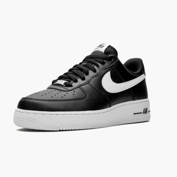 Hvit  Nike Air Force 1 07 Svart CJ0952 001 Dame/Herre Sneakers