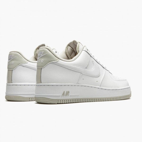 Het  Nike Air Force 1 07 Hvit Light Bone CJ1380 101 Dame/Herre Sko