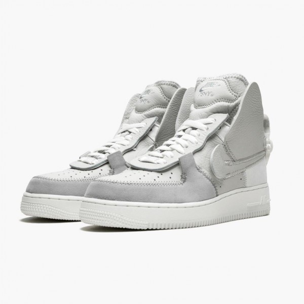 Blå  Nike Air Force 1 High PSNY Grå AO9292 001 Herre Sneakers