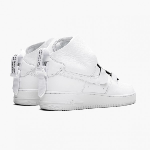 Brun  Nike Air Force 1 High PSNY Hvit AO9292 101 Dame/Herre Sneakers