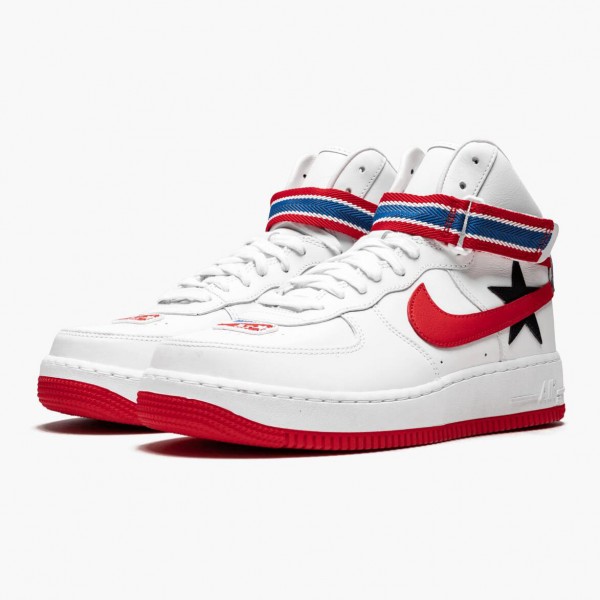 Rabatt  Nike Air Force 1 High Riccardo Tisci Victorious Minotaurs Hvit AQ3366 100 Dame/Herre Sko