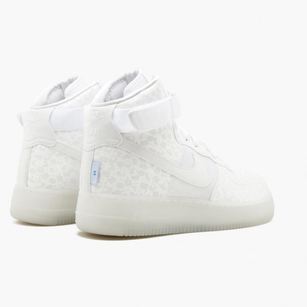 Het  Nike Air Force 1 High Stash AO9296 100 Dame/Herre Sneakers