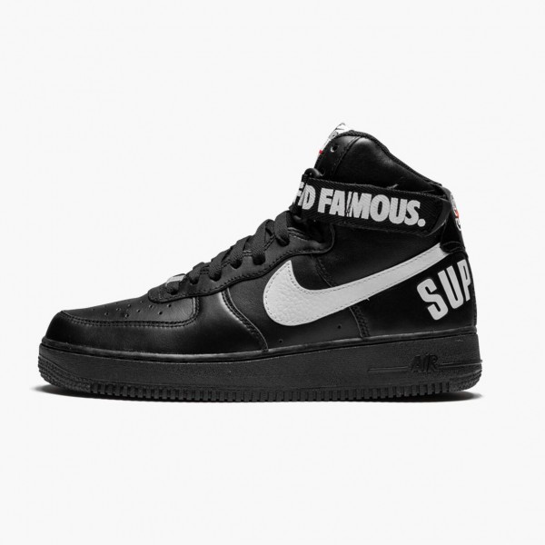 Nike Air Force 1 High Supreme World Famous Svart 698696 010 Dame/Herre