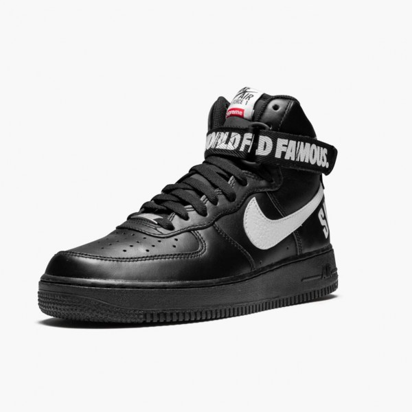 Brun  Nike Air Force 1 High Supreme World Famous Svart 698696 010 Dame/Herre Sko