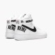 Brun  Nike Air Force 1 High Supreme World Famous Hvit 698696 100 Dame/Herre Sko