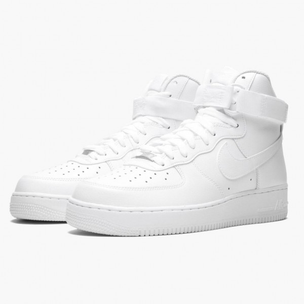 Rød  Nike Air Force 1 High Hvit 315121 115 Dame/Herre Sneakers