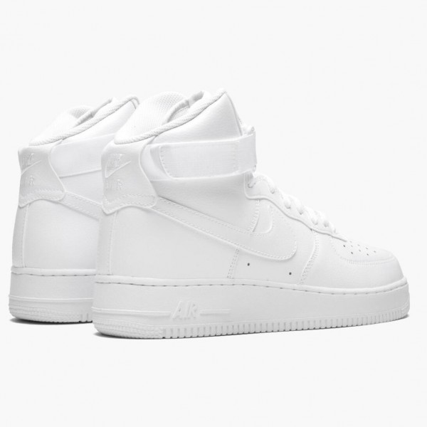 Rød  Nike Air Force 1 High Hvit 315121 115 Dame/Herre Sneakers