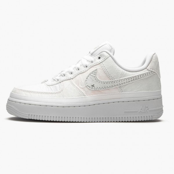 Nike Air Force 1 LX Reveal Svart Swoosh CJ1650 100 Dame/Herre