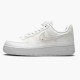 Hvit  Nike Air Force 1 LX Reveal Svart Swoosh CJ1650 100 Dame/Herre Sneakers