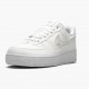 Hvit  Nike Air Force 1 LX Reveal Svart Swoosh CJ1650 100 Dame/Herre Sneakers