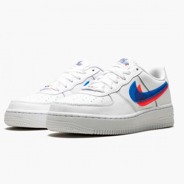 Het  Nike Air Force 1 Low 3D Glasses BV2551 100 Dame/Herre Sko