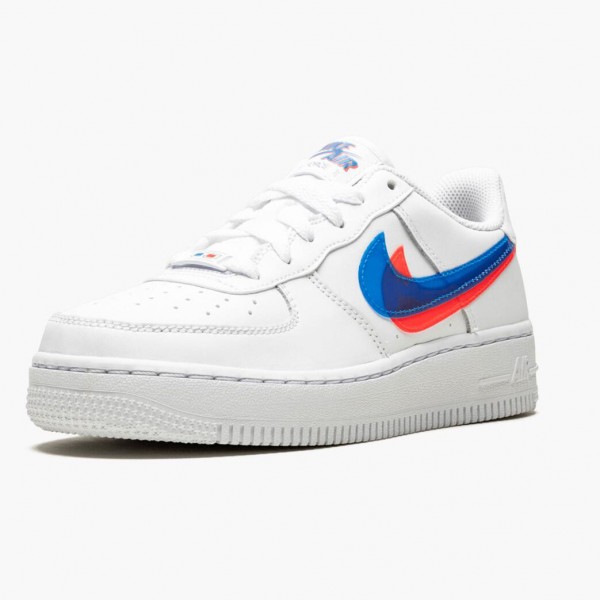 Het  Nike Air Force 1 Low 3D Glasses BV2551 100 Dame/Herre Sko