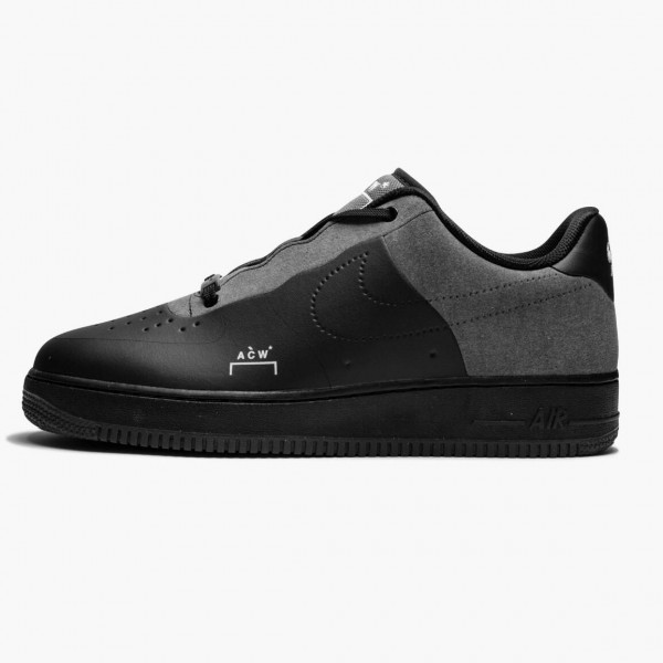 Nike Air Force 1 Low A Cold Wall Svart BQ6924 001 Dame/Herre