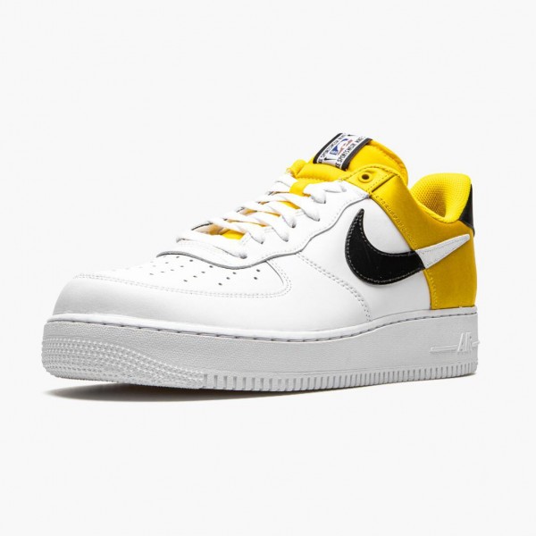 Hvit  Nike Air Force 1 Low Amarillo Satin BQ4420 700 Dame/Herre Sko