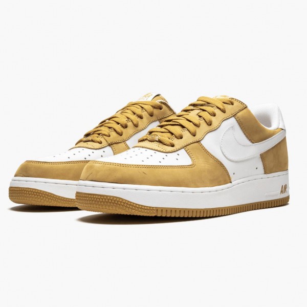 Rabatt  Nike Air Force 1 Low Barcode Wheat 306353 911 Dame/Herre Sneakers