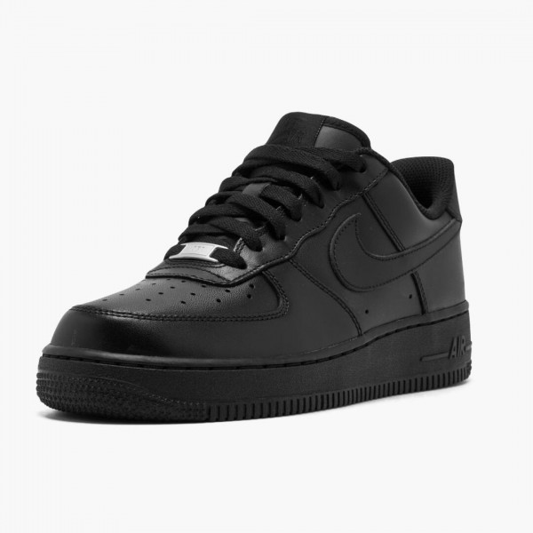 Brun  Nike Air Force 1 Low Svart 2019 315115 038 Dame/Herre Sneakers