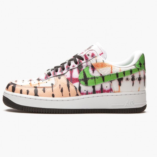 Nike Air Force 1 Low Svart Tie Dye CW1267 101 Dame/Herre