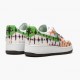 Butikk  Nike Air Force 1 Low Svart Tie Dye CW1267 101 Dame/Herre Sko