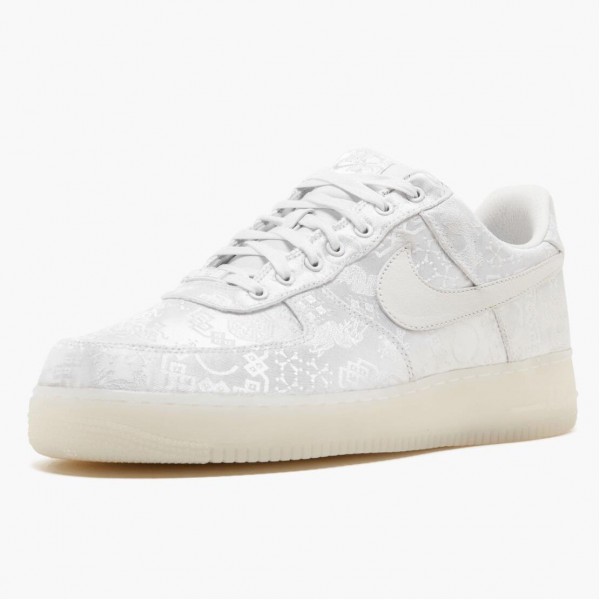 Het  Nike Air Force 1 Low CLOT 1WORLD AO9286 100 Dame/Herre Sneakers