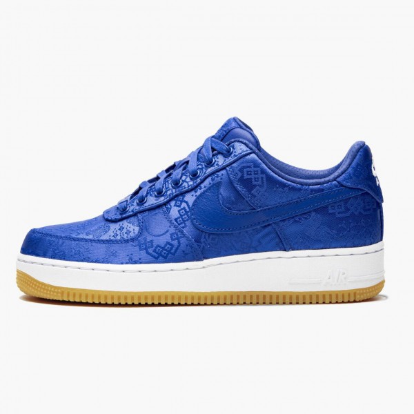 Nike Air Force 1 Low CLOT Blå Silk CJ5290 400 Dame/Herre