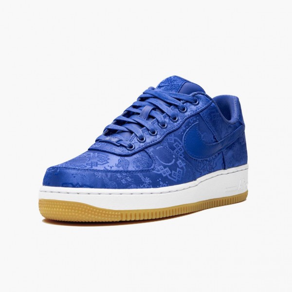 Ny  Nike Air Force 1 Low CLOT Blå Silk CJ5290 400 Dame/Herre Sko