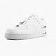 Blå  Nike Air Force 1 Low Double Air Low Hvit Svart CJ1379 100 Dame/Herre Sneakers