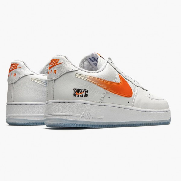 Billig  Nike Air Force 1 Low Kith Knicks Away CZ7928 100 Dame/Herre Sko