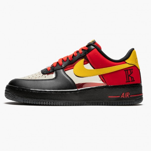 Nike Air Force 1 Low Kyrie Irving Svart Rød 687843 001 Dame/Herre