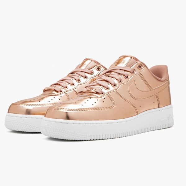 Butikk  Nike Air Force 1 Low Metallic Bronze CQ6566 900 Dame/Herre Sneakers