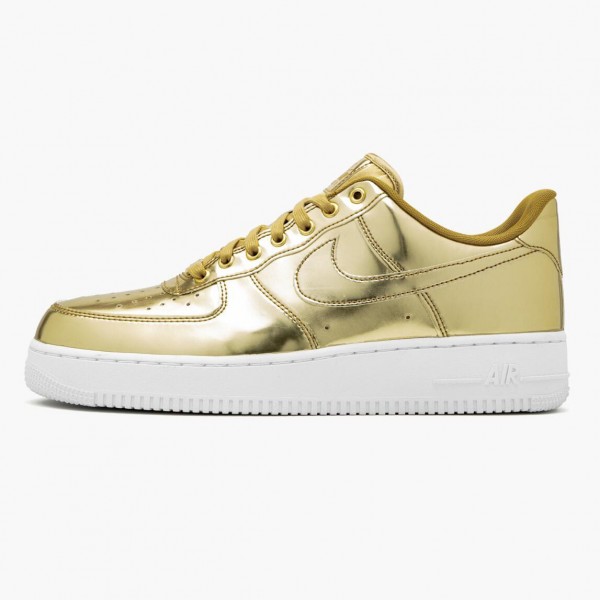 Nike Air Force 1 Low Metallic Gull CQ6566 700 Dame/Herre