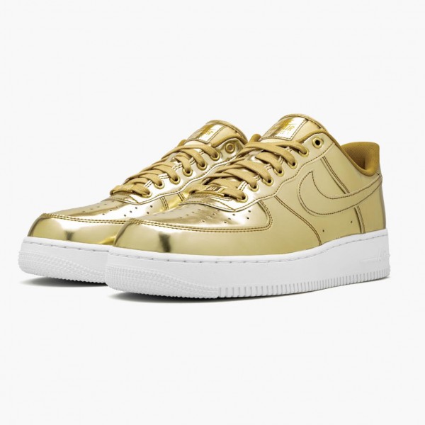 Butikk  Nike Air Force 1 Low Metallic Gull CQ6566 700 Dame/Herre Sko