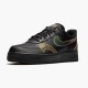 Blå  Nike Air Force 1 Low Misplaced Swooshes Svart Multi CK7214 001 Dame/Herre Sko