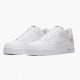 Brun  Nike Air Force 1 Low NBA Paris Game CW2367 100 Dame/Herre Sneakers