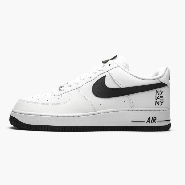 Nike Air Force 1 Low NY vs NY Hvit Svart CW7297 100 Dame/Herre