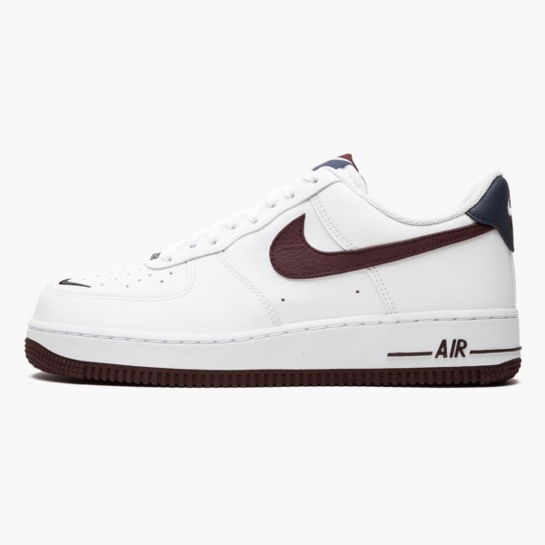 Nike Air Force 1 Low Obsidian Hvit University Rød CJ8731 100 Dame/Herre