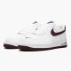 Hvit  Nike Air Force 1 Low Obsidian Hvit University Rød CJ8731 100 Dame/Herre Sko