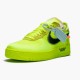 Blå  Nike Air Force 1 Low Off Hvit Volt AO4606 700 Dame/Herre Sko