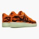 Brun  Nike Air Force 1 Low Oransje Skeleton CU8067 800 Dame/Herre Sneakers