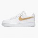 Hvit  Nike Air Force 1 Low Pony Hair Snakeskin Club Gull CW7567 101 Dame/Herre Sko