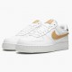 Svart  Nike Air Force 1 Low Removable Swoosh Pack Hvit Vachetta Tan CT2253 100 Dame/Herre Sneakers