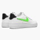 Rød  Nike Air Force 1 Low Removable Swoosh Hvit Grønn Strike AR7446 100 Dame/Herre Sko