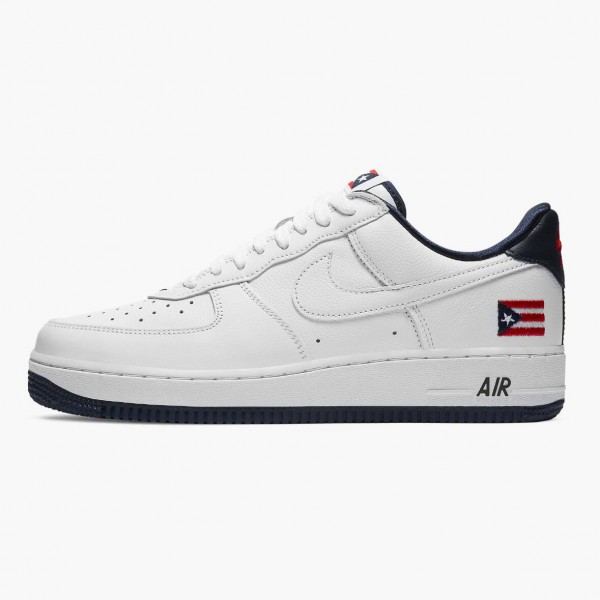 Nike Air Force 1 Low Retro Puerto Rico CJ1386 100 Dame/Herre