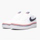 Rød  Nike Air Force 1 Low Ribbon Hvit Blå CJ1377 100 Dame/Herre Sneakers