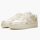 Blå  Nike Air Force 1 Low Satin Floral Pale Ivory AT4144 100 Dame/Herre Sneakers