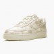 Blå  Nike Air Force 1 Low Satin Floral Pale Ivory AT4144 100 Dame/Herre Sneakers