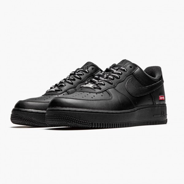 Billig  Nike Air Force 1 Low Supreme Svart CU9225 001 Herre Sneakers