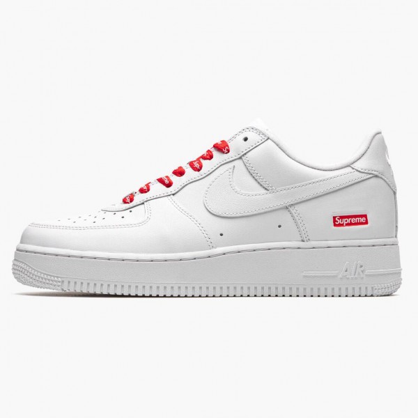 Nike Air Force 1 Low Supreme Hvit CU9225 100 Dame/Herre