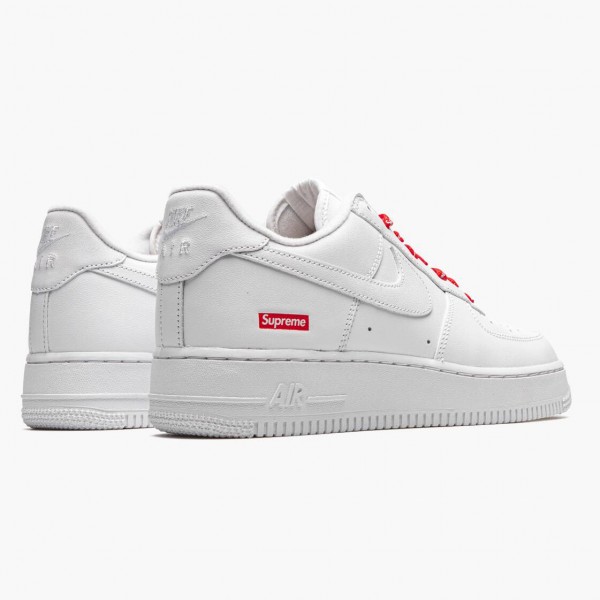 Kjøp  Nike Air Force 1 Low Supreme Hvit CU9225 100 Dame/Herre Sko