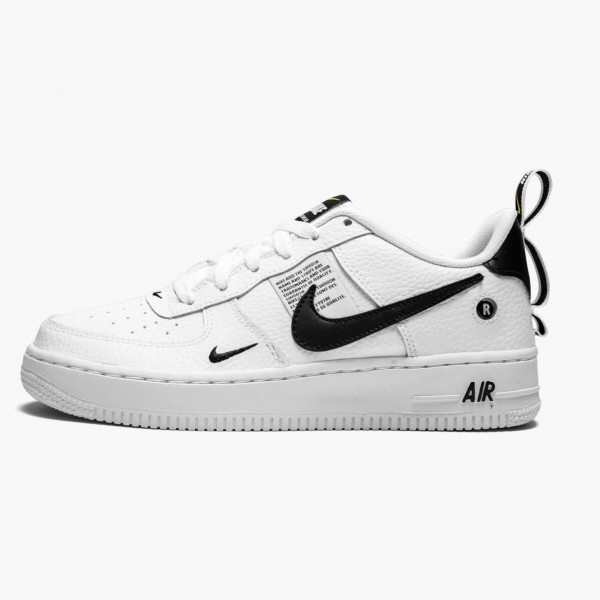 Nike Air Force 1 Low Utility Hvit Svart AR1708 100 Dame/Herre